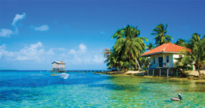 A beach house in Belize