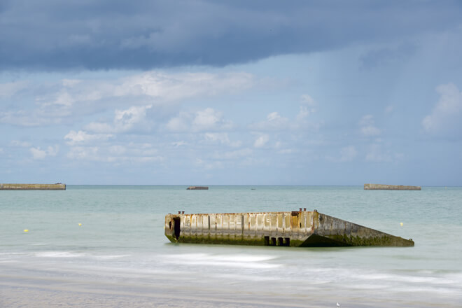 Ruins of Harbour Arromanches