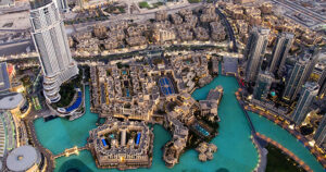 Aerial View of Dubai