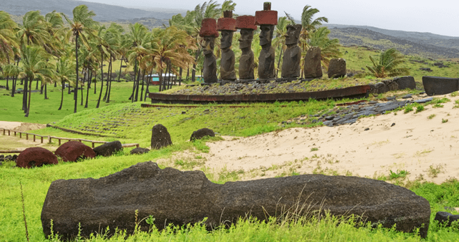 Ahu Nau Nau, Easter Island