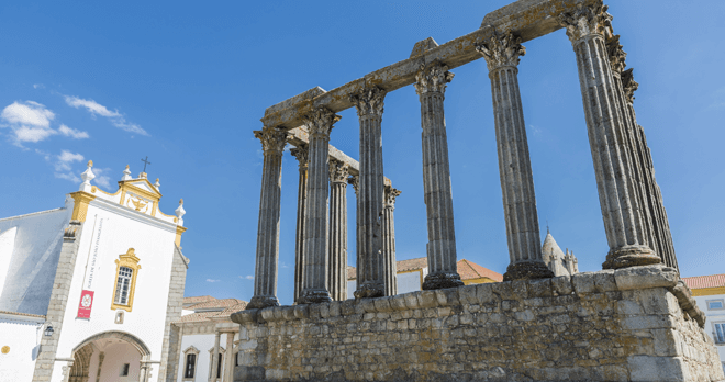 Roman Ruins, Evora, Portugal