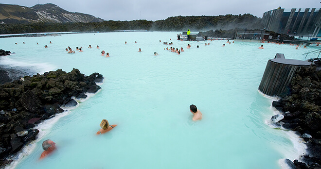 Bathing in the Blue Lagoon