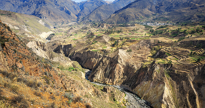 Colca Canyon, Aerial View