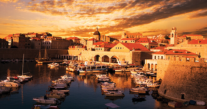 Dubrovnik at Sunset