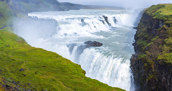 Gulfoss Waterfall