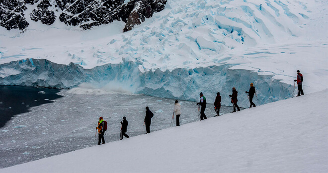 Hiking Antarctica