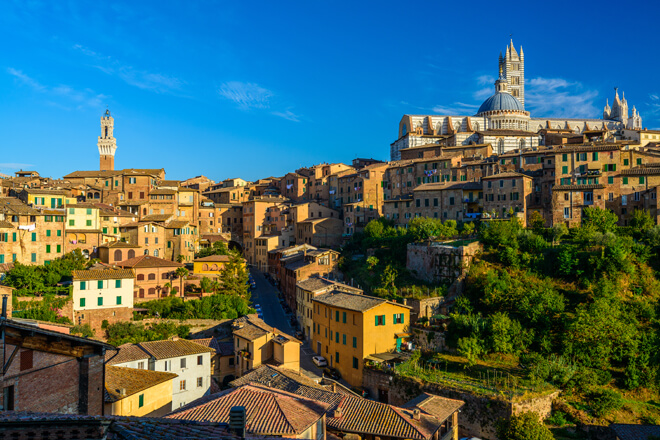 Views of Siena, Italy