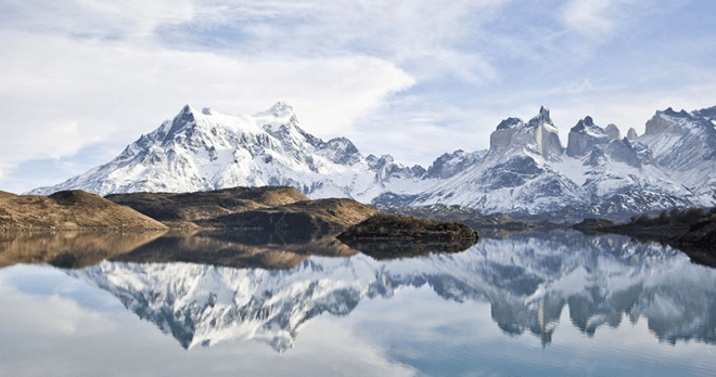 Lake Pehoe, Torres del Paine National Park, Chile