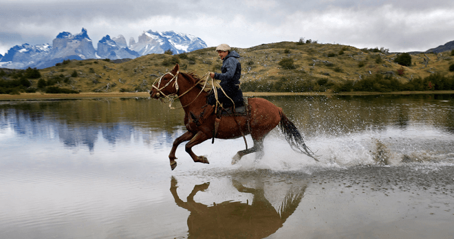 Horseback Riding, Torres del Paine National Park, Chile