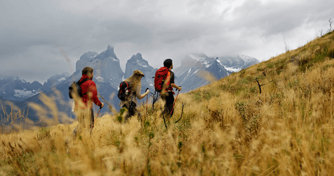 Treking, Torres del Paine National Park, Chile