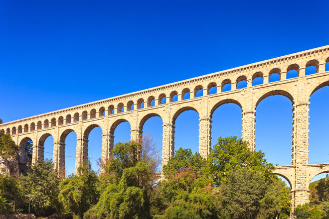 Roman Aqueduct, Aix-en-Provence, France