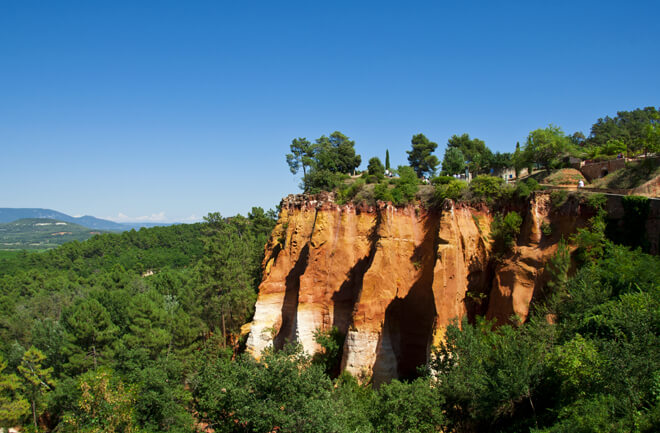 Red Cliffs of Roussillion, France