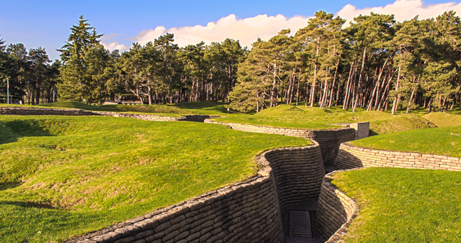 trenches, Vimy Ridge