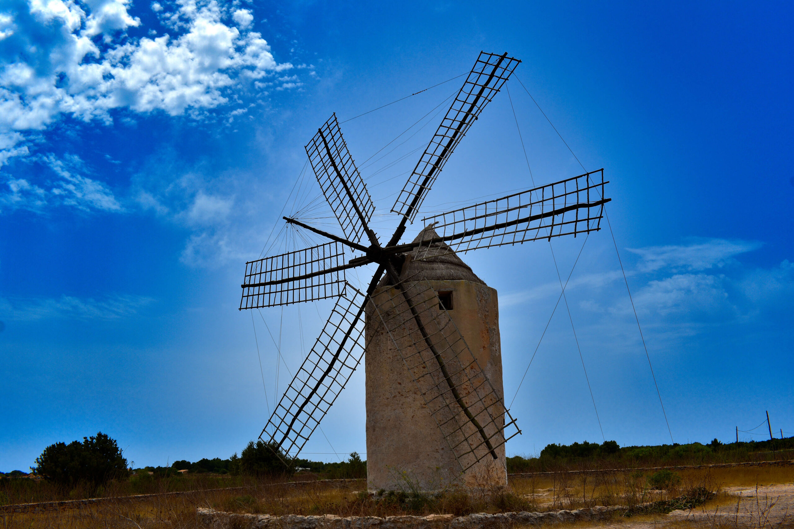 Fomentera Spain Windmill